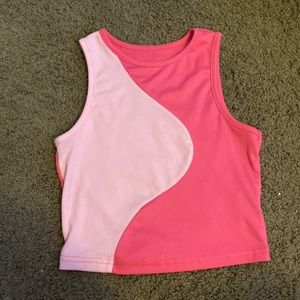 small pink tank top
